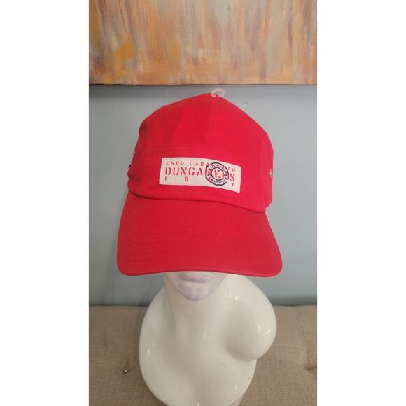 Vintage Willie Esco Dungaros 1997 Red Streetwear Hat Cap NWT Hip Hop Y2K... - Picture 1 of 8